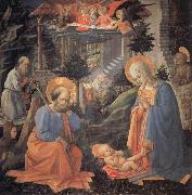 Fra Filippo Lippi, The Adoration of the Infant jesus